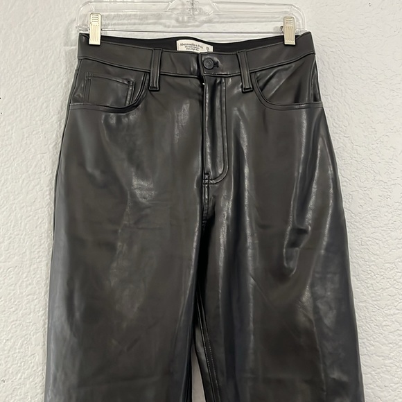 Abercrombie & Fitch Faux Leather Pants - Picture 6 of 15
